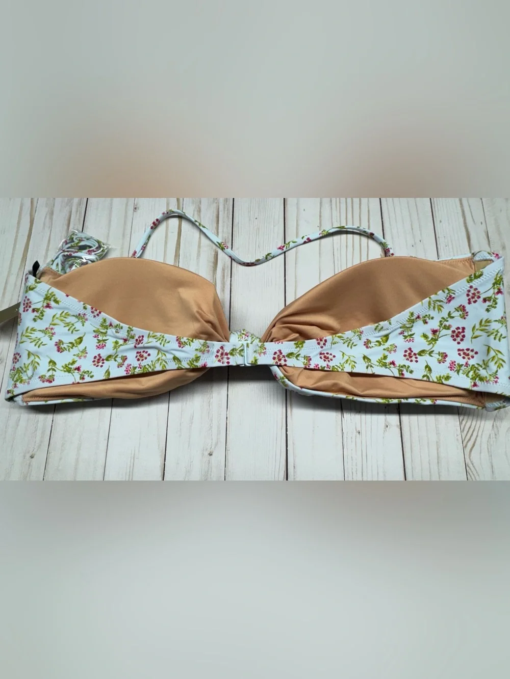 J. Crew Knot Bandeau Bikini Top & Curved-waist Bikini Bottom Swimwear 2pc. Set